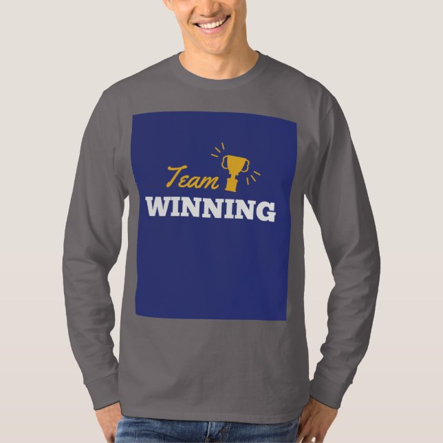 Camiseta Equipe vencedora: O poder do sucesso coletivo (Frente)