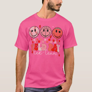 Camiseta Equipe Vermelha do Dia de Campo Cor Viagem de Estu