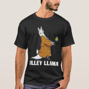 Camiseta Equipe Volley Llama Equipe Cute Alpaca Beach