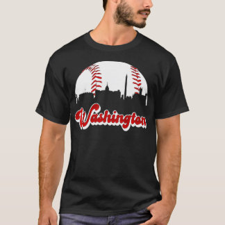 Camiseta Equipe Washington DC de beisebol, Love Baseball Na