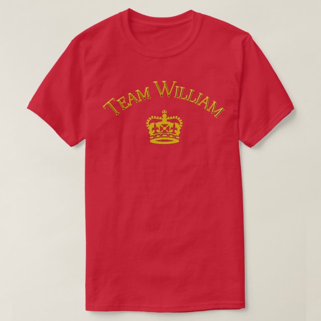 CAMISETA EQUIPE WILLIAM COM CROWN (Frente do Design)