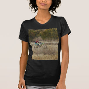 Camiseta Equitação da bicicleta da sujeira