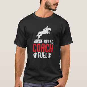 Camiseta Equitação de cavalo saltando Saltador de cavalo Eq