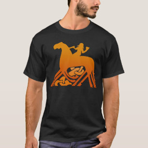 Camiseta Equitação de Odin na mitologia de Sleipnir Vikin