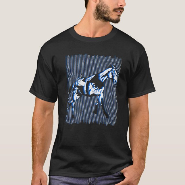 Camiseta Equitação Ginástica Rítmica Cavaleiro Cavalos Garo (Frente)