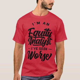 Camiseta Equity Analyst Stock Analysis Trader Trading 9
