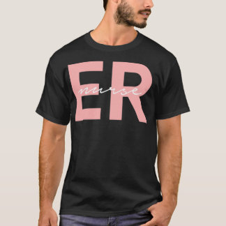 Camiseta ER Enfermeira Sala de Emergência Registrada Enferm