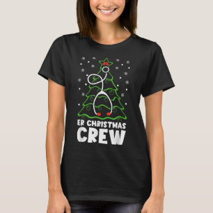 Camiseta ER enfermeiro da sala de emergência da Tripulação 