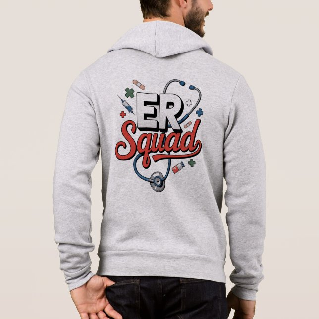 Camiseta ER Squad – Roupas para Equipe de Sala de  (Verso)