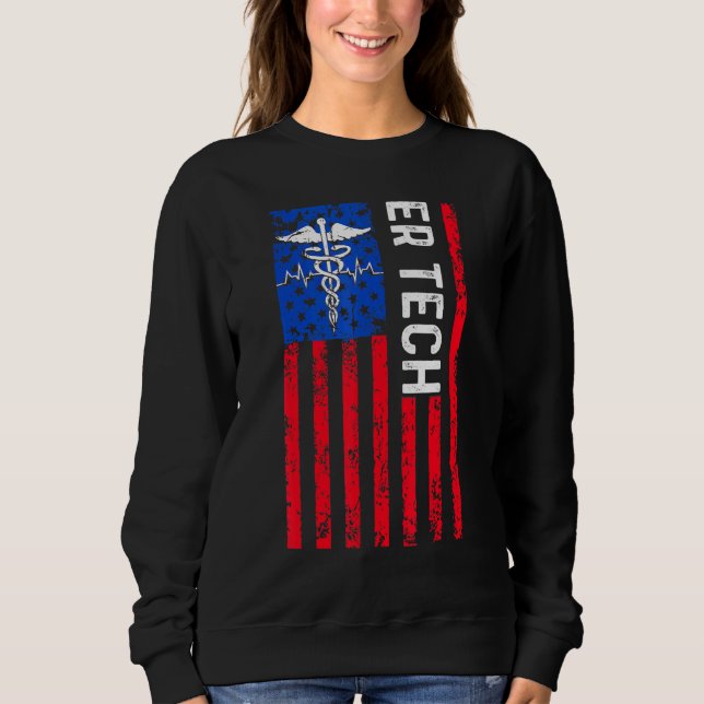 Camiseta Er Technician Emergency Room Tech 18 (Frente)