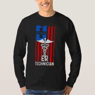Camiseta Er Technician Emergency Room Tech 37
