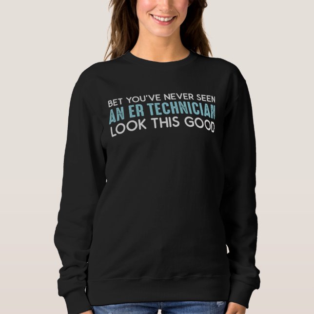 Camiseta ER Technician Good Emergency Room Tech (Frente)