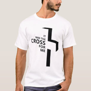 Camiseta Era A Cruz Para Mim, Gospel Dizendo Estética