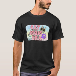 Camiseta Era da Mamãe de Gato - Melhor Vida de Mãe de Pelos