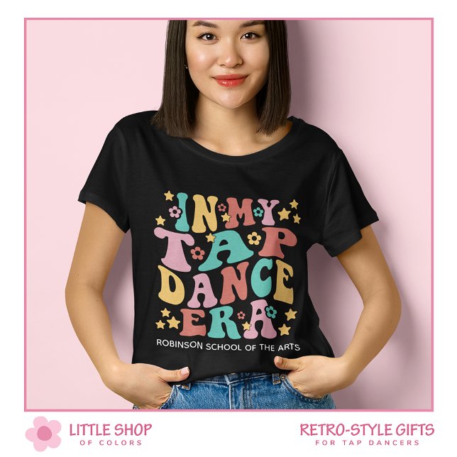 Camiseta Era de Dança de Tap Retro (Criador carregado)