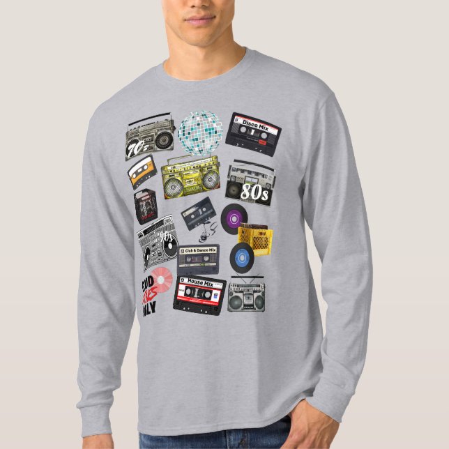 Camiseta era do clássico do disco dos anos 70 (Frente)