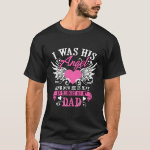 Camiseta Era O Anjo Dele E Agora É A Minha Memória Do Meu P