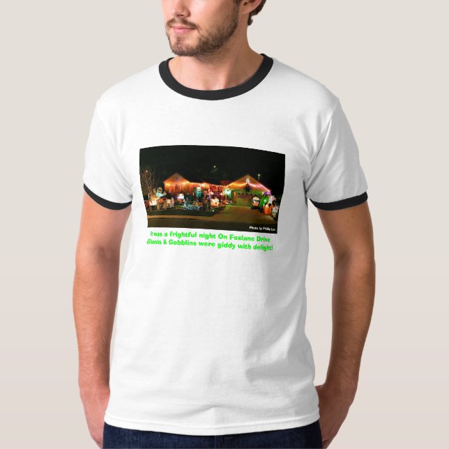 Camiseta Era uma noite tremenda em Foxlane D… (Frente)