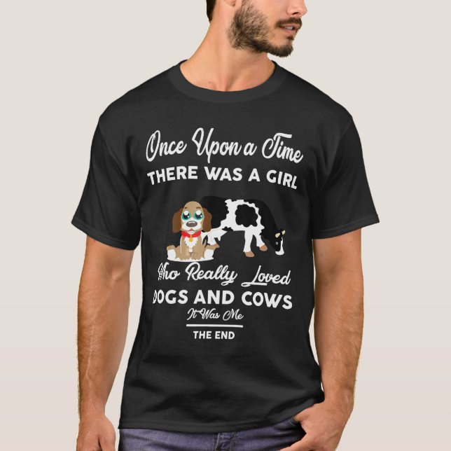 Camiseta Era Uma Vez Cães E Vacas (Frente)