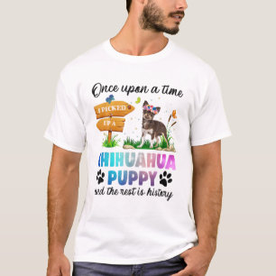 Camiseta Era Uma Vez Que Eu Pegava Um Cachorro Chihuahua Pu