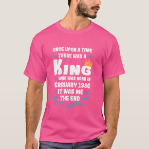 Camiseta Era uma vez um rei. Fevereiro 1986 B
