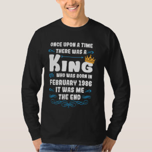 Camiseta Era uma vez um rei. Fevereiro 1986 B
