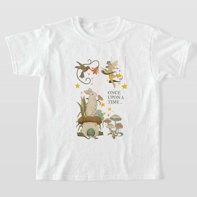 Camiseta Era uma vez: Uma Fada Conversava Crianças (Postura )
