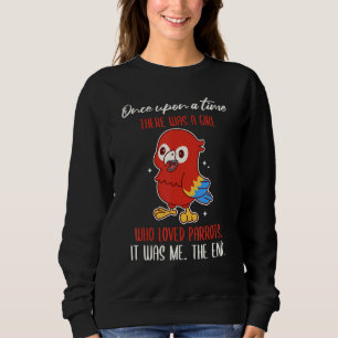 Camiseta Era Uma Vez Uma Menina Que Amava Papagaio
