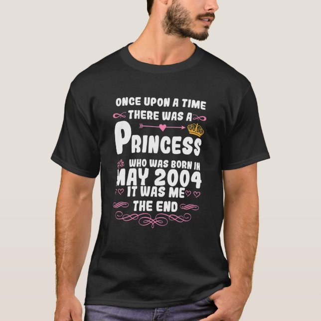 Camiseta Era Uma Vez Uma Princesa. Maio 2004 Bi (Frente)