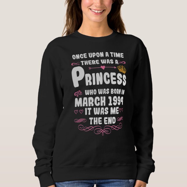 Camiseta Era uma vez uma princesa. Março de 1994 (Frente)