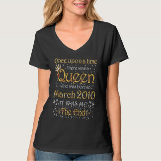 Camiseta Era Uma Vez Uma Rainha Nasceu Em Mar
