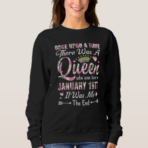 Camiseta Era Uma Vez Uma Rainha Nascida Em Janeiro De 1977
