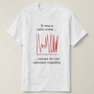 Camiseta Era uma volatilidade extrema calma da semana…