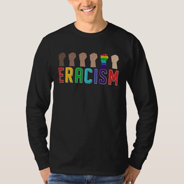 Camiseta Eracism Erase Racism Stop Hate Equality Tolerance (Frente)