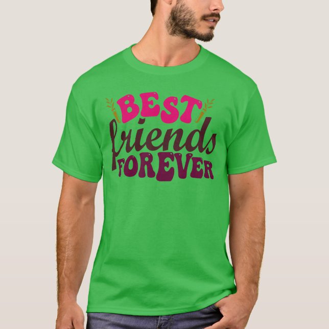 Camiseta Eram os melhores amigos para sempre (Frente)