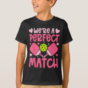 Camiseta Eram um Casal de Pickleball Correspondente Paddle