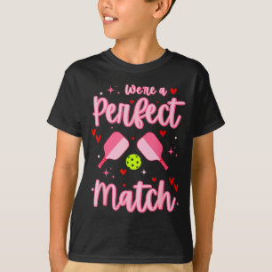 Camiseta Eram um Casal Perfeito Piadas de Pickleball no Dia