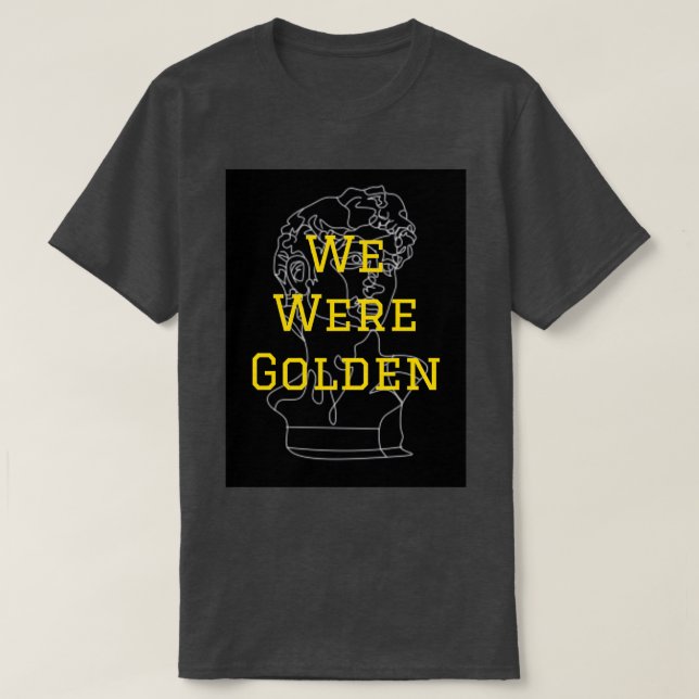 Camiseta Éramos Ouro Renascença Art 2 (Frente do Design)