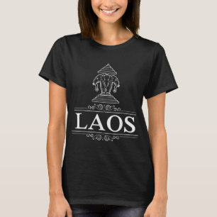 Camiseta Erawan Laos Três Elefante De Cabeça