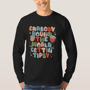 Camiseta Erbody Round World Gettsy Comida Wine Festiva