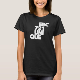 Camiseta Erc721 Blockchain Única Nft Token Não Fungível Et
