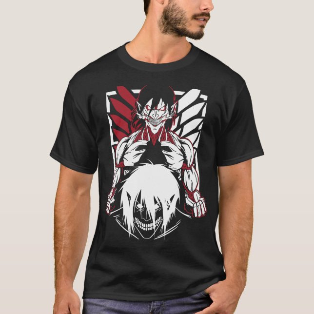 Camiseta Eren Character Evolution Tee (Frente)