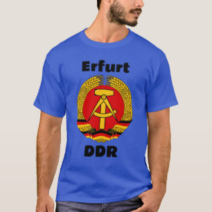 Camiseta Erfurt, DDR, GDR, Erfurt, Alemanha Oriental