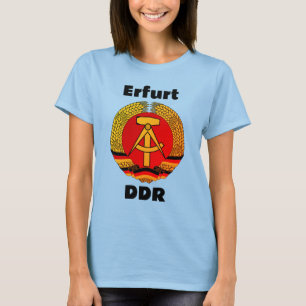 Camiseta Erfurt, DDR, GDR, Erfurt, Alemanha Oriental