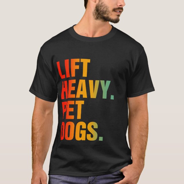 Camiseta Erga Cães Pesados De Pet (Frente)