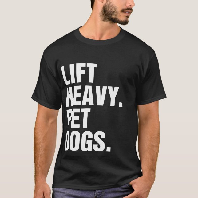 Camiseta Erga Cães Pesados De Pet (Frente)