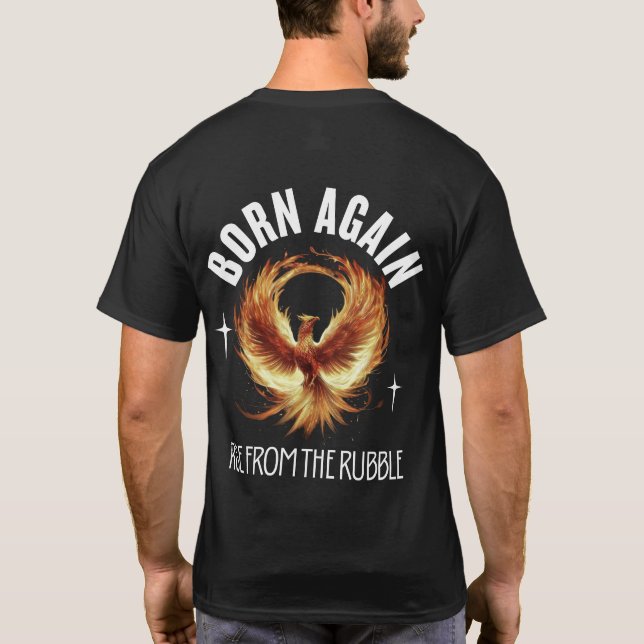 Camiseta Erga-se das Cinzas  (Verso)