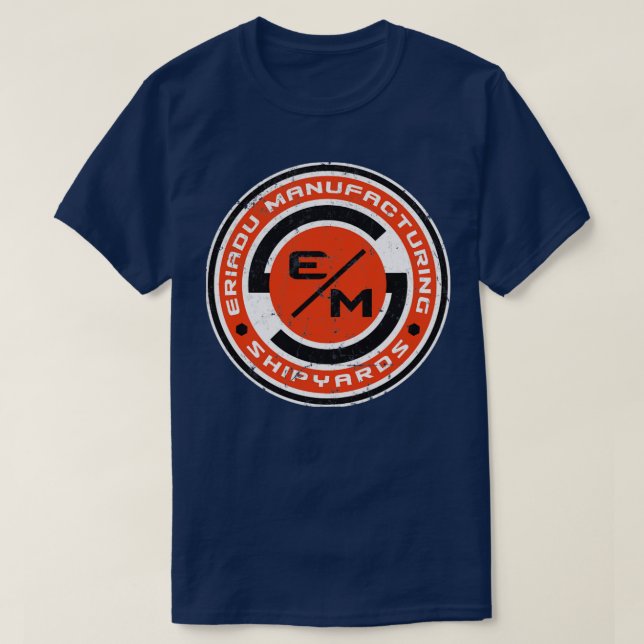 Camiseta Eriadu Manufacturing Shipyards (Frente do Design)