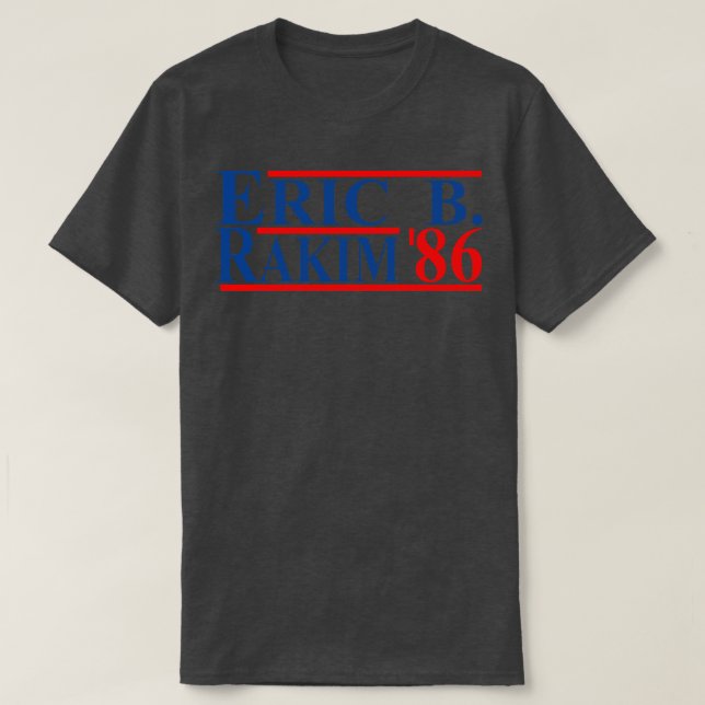 Camiseta Eric B Rakim Para 86 Crianças De Leve Longa (Frente do Design)