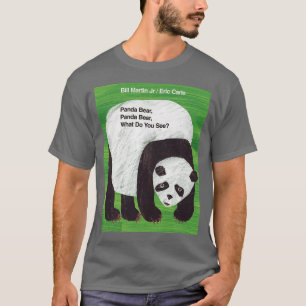 Camiseta Eric Carle Panda Bear O Que Você Vê amigo vinta